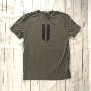 Men's Nobull Olive Green Men's Horns Tee Shirt-L